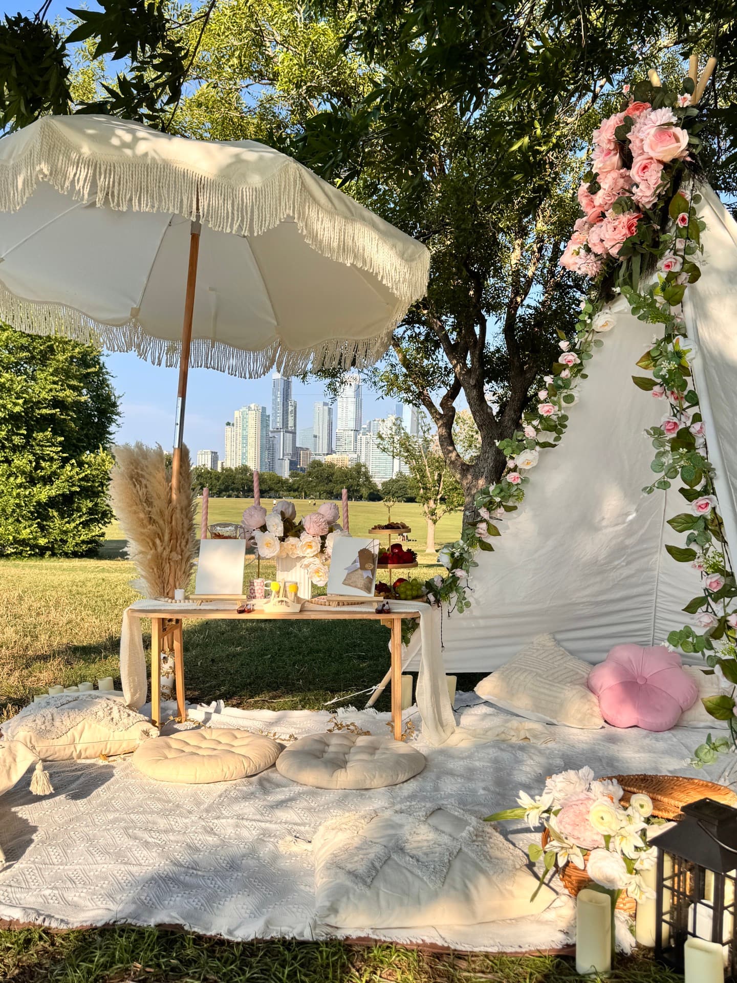 Beautiful picnic experience